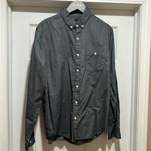 Men’s button-down shirt size, large Express gray ￼